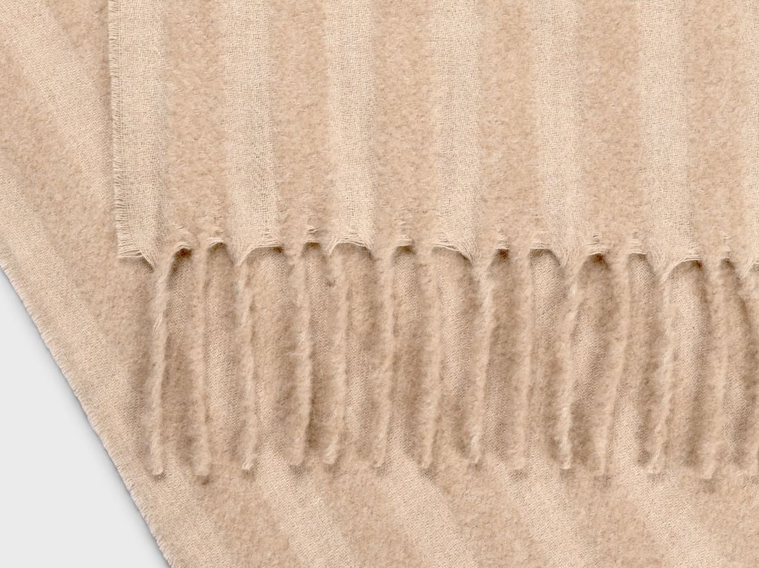 Deken alpacawol camel 130x200