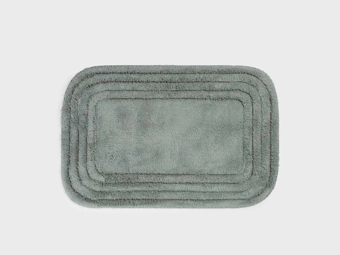 Badmat ovaal sea green 60x90