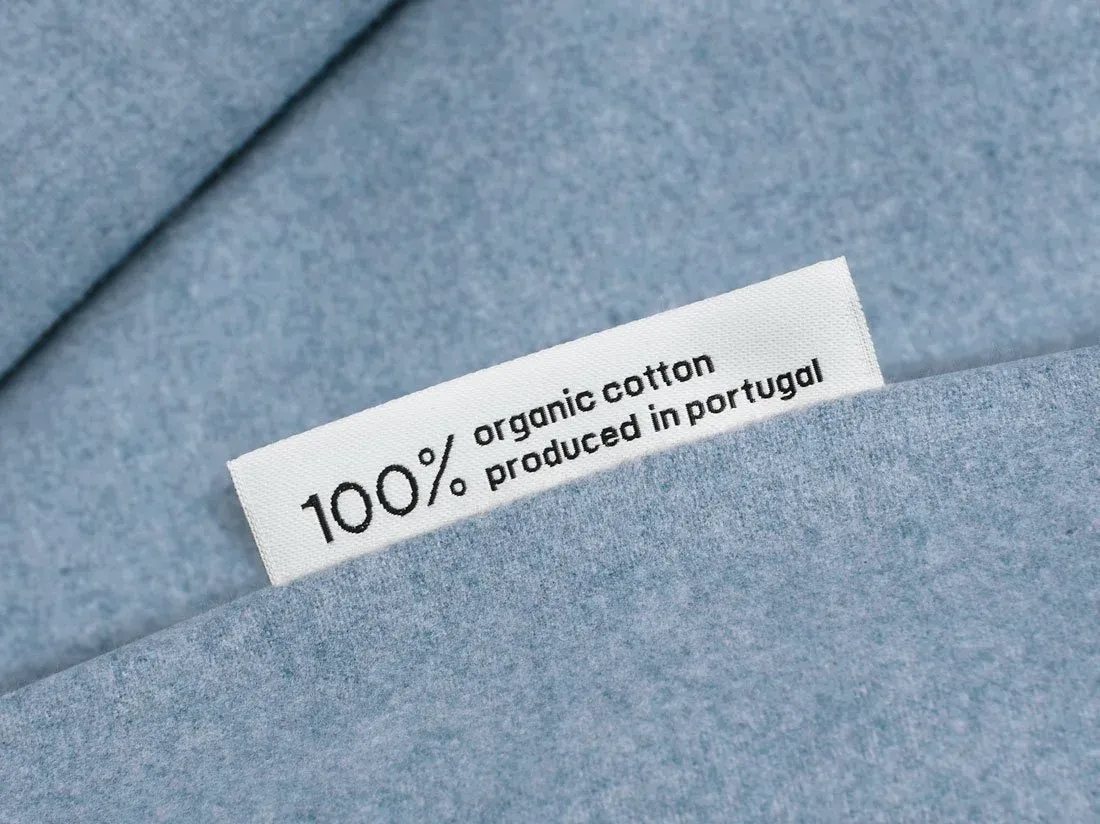 Dekbedovertrek flanel light blue 200x200