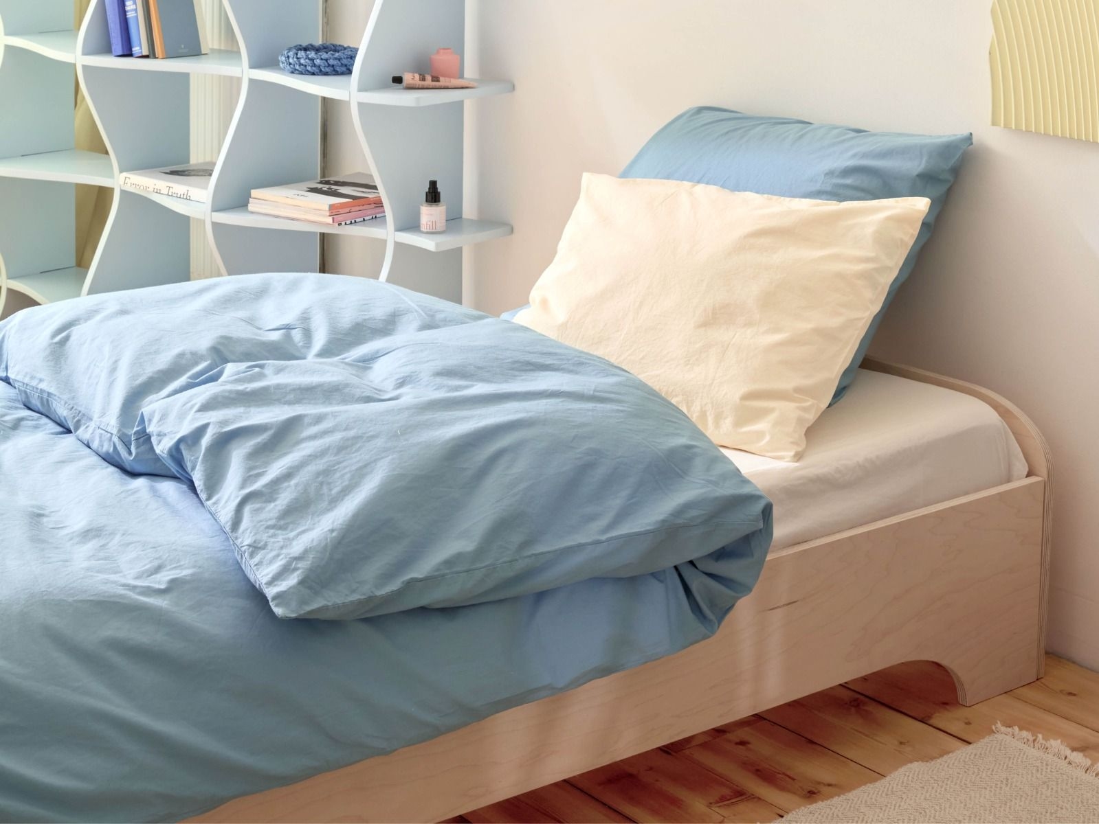 Kinderdekbedovertrek percal katoen blue lagoon