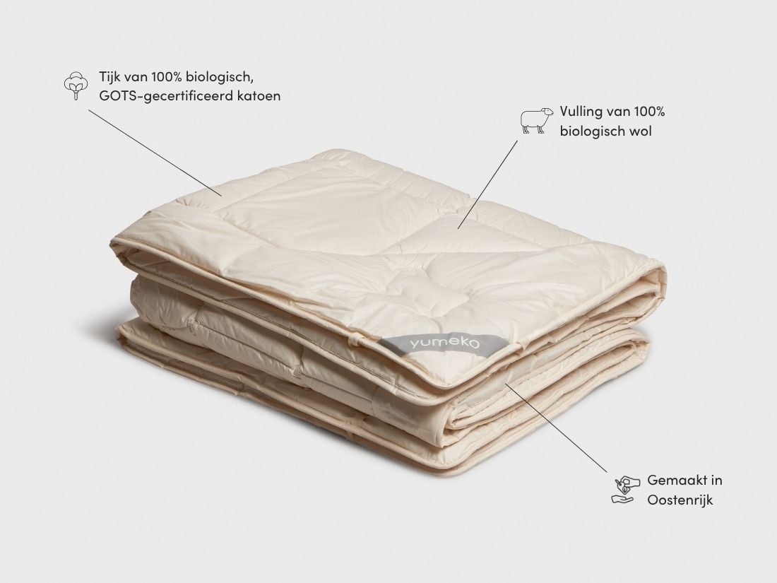 Dekbed wol lente/herfst 240x220