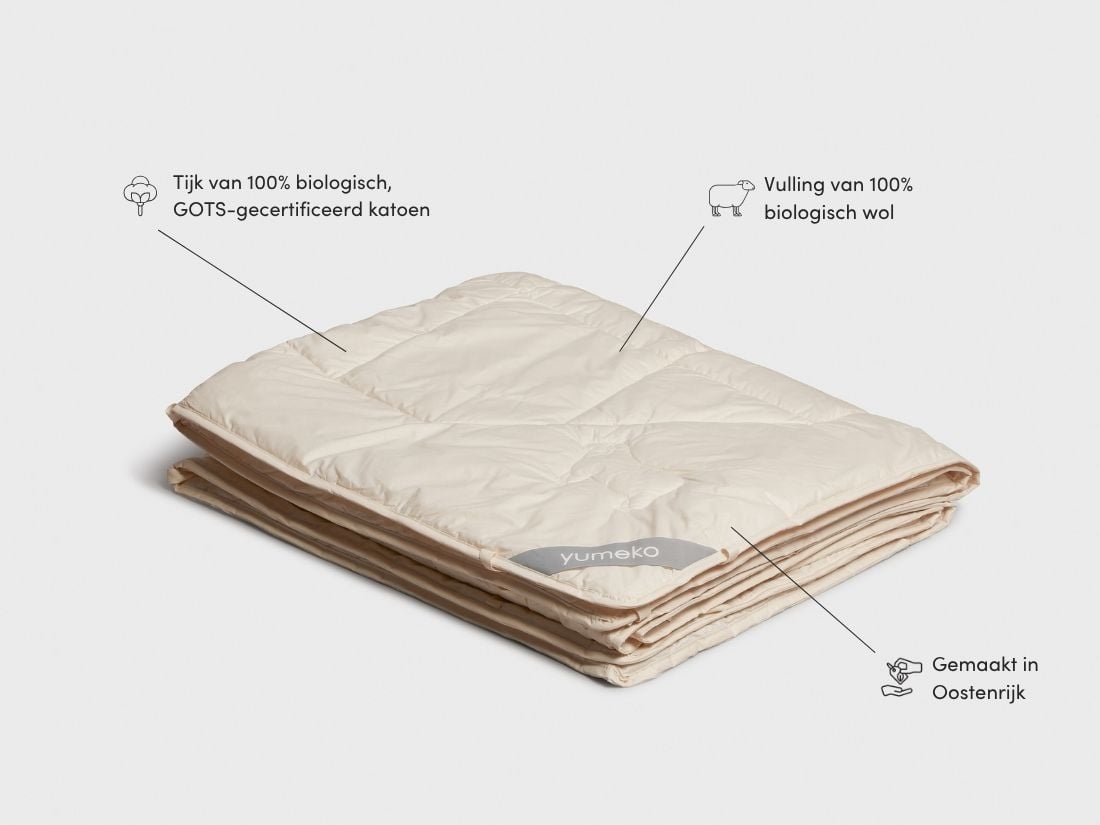 Dekbed wol zomer 200x220