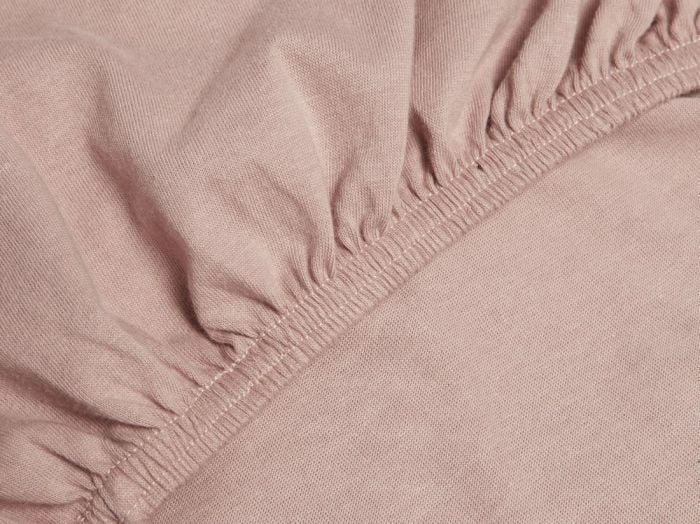 Hoeslaken jersey vintage rose