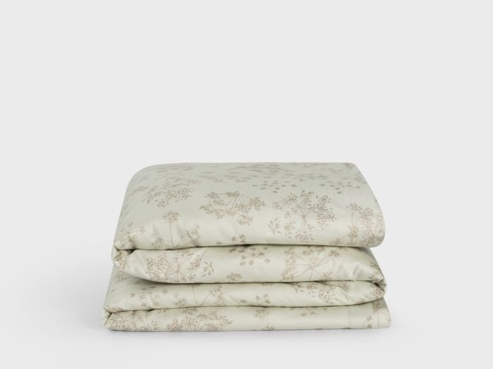 Kinderdekbedovertrek katoen satijn natural bloom