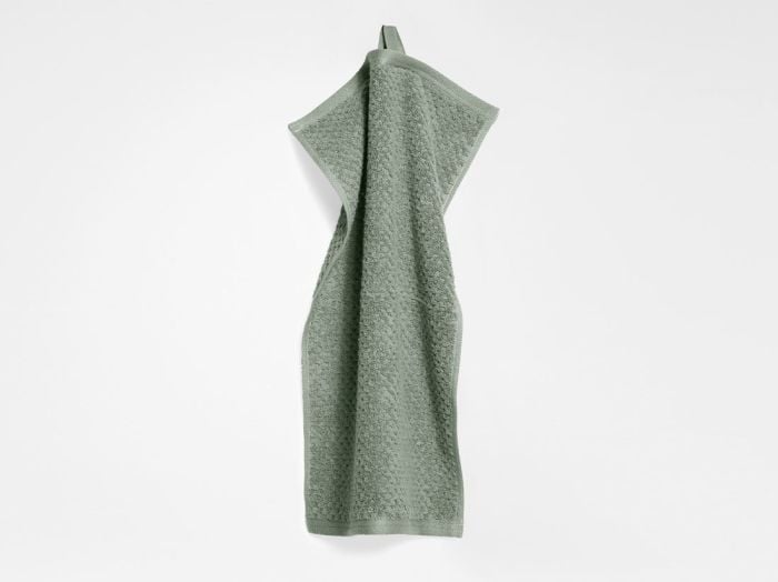 Gastendoekjes dots stone green 30x50 - 4 st