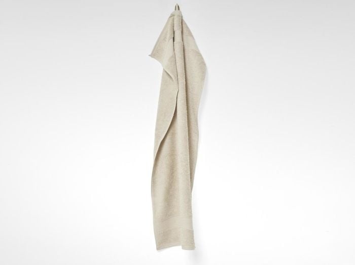 Handdoeken terry white sand 50x100