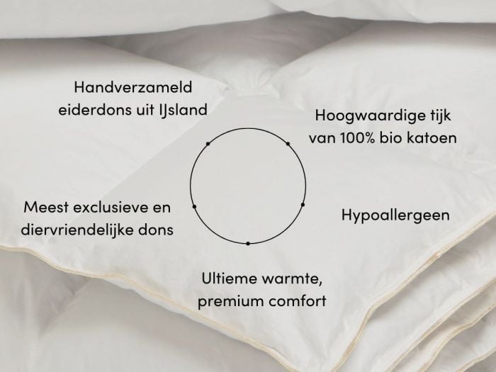 Dekbed eiderdons lente/herfst