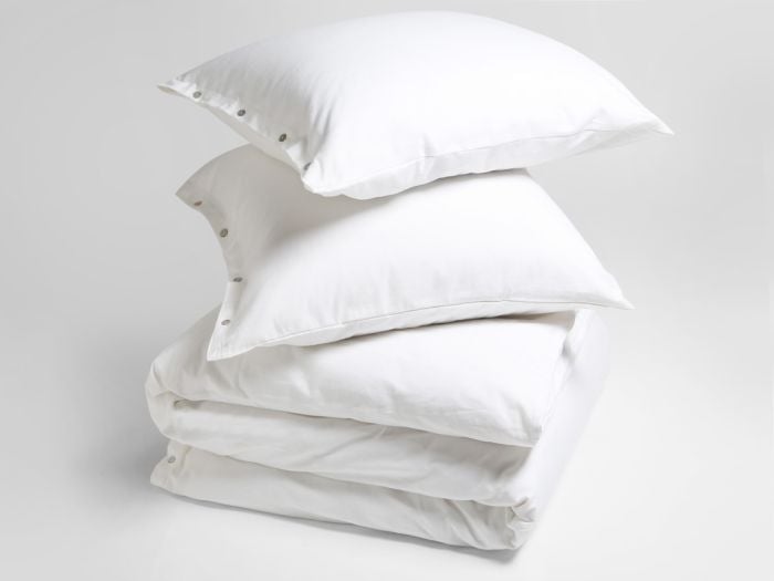 Dekbedovertrek flanel pure white