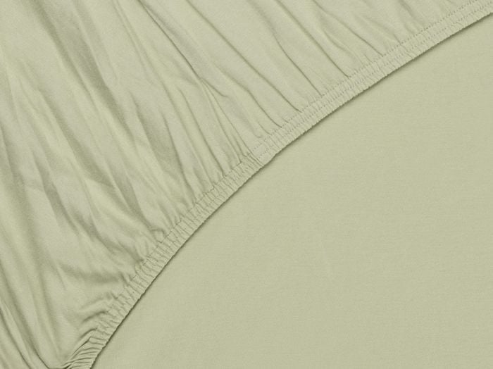 Hoeslaken jersey pistachio green