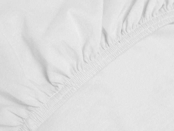 Hoeslaken jersey pure white