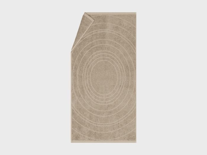 Handdoeken velours classic taupe 50x100