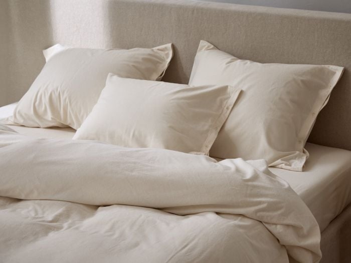 Kussensloop flanel natural