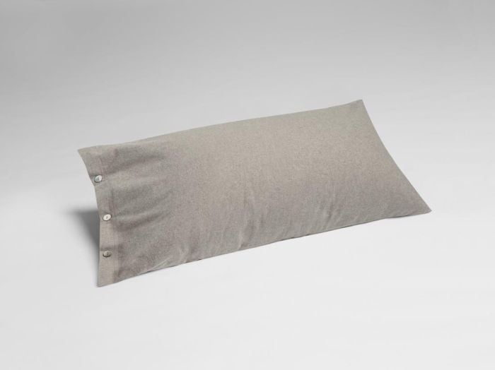 Kussensloop flanel stone brown