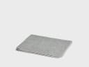 Babydeken merinowol grey melange 75x100