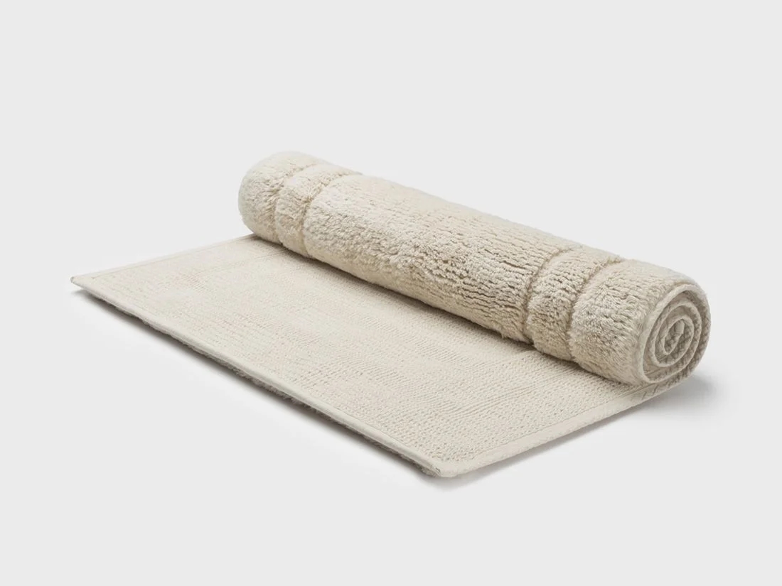 Badmat deluxe white sand 50x80