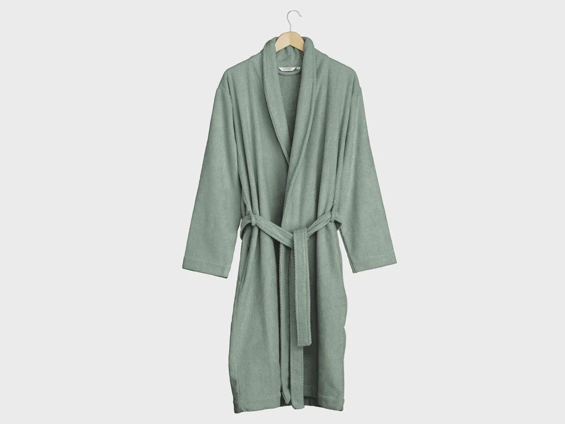 Badjas mini dots sea green XL