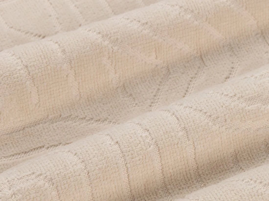 Badjas velours soft sand