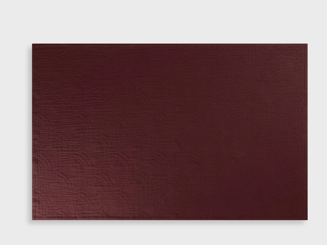 Sprei mousseline katoen arch bordeaux