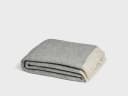 Merinowollen deken grey melange 150x210