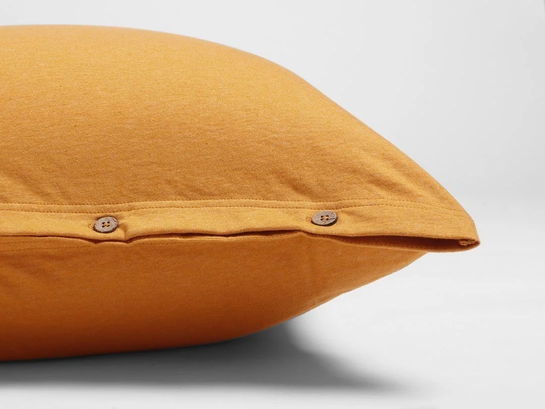 Kussensloop jersey sunflower yellow