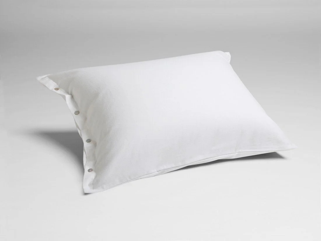 Kussensloop flanel pure white 50x60