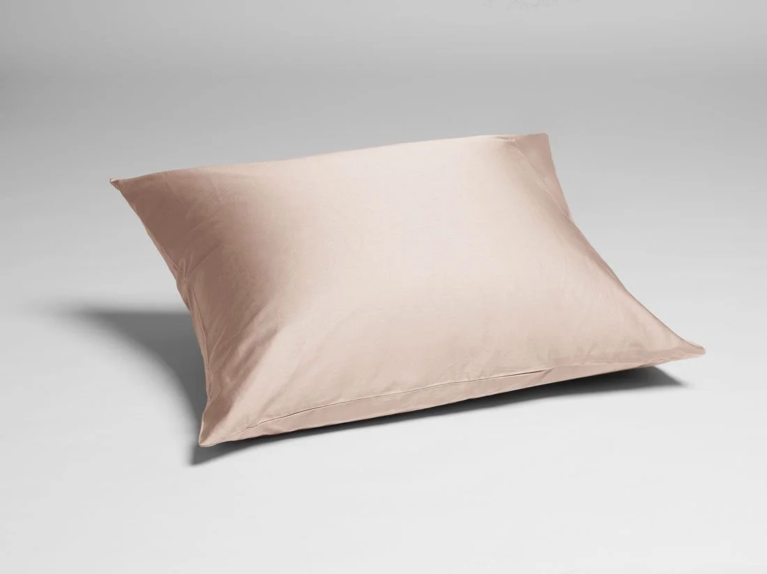 Kussensloop katoen satijn dusty rose