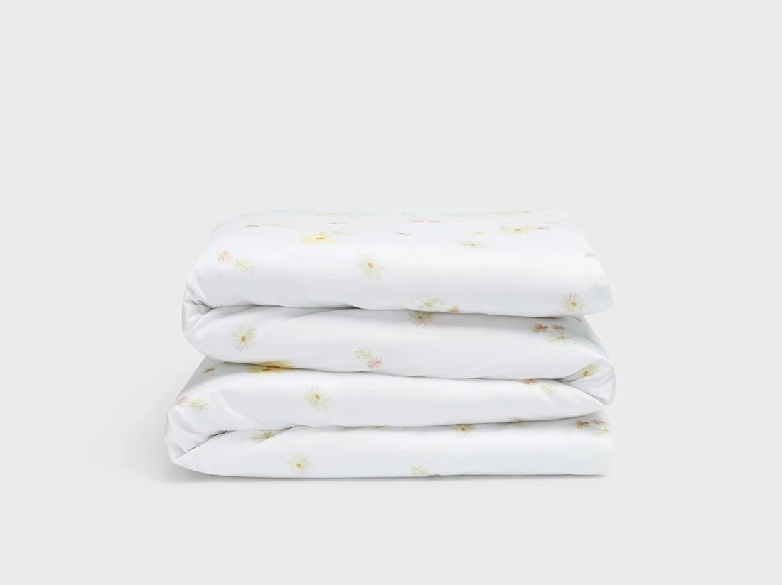 Kinderdekbedovertrek katoen satijn flower valley