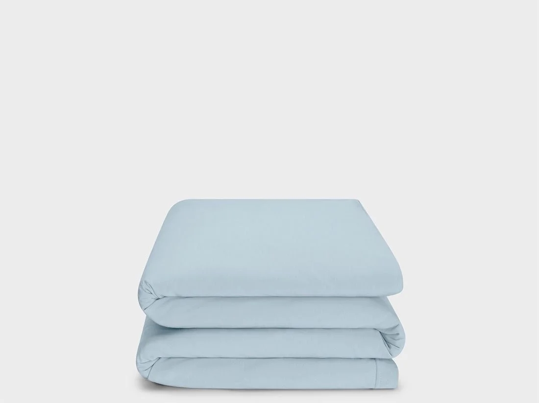 Kinderdekbedovertrek jersey fresh blue