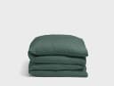 Kinderdekbedovertrek jersey pine green