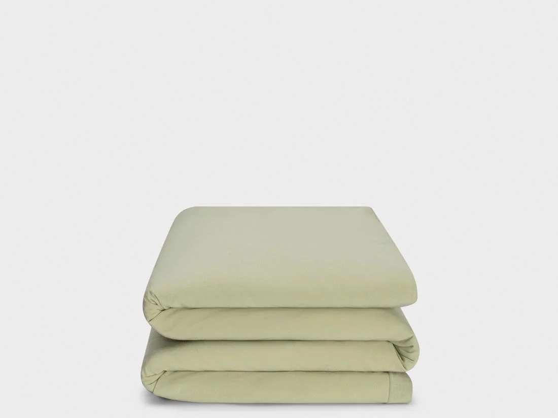 Kinderdekbedovertrek jersey pistachio green