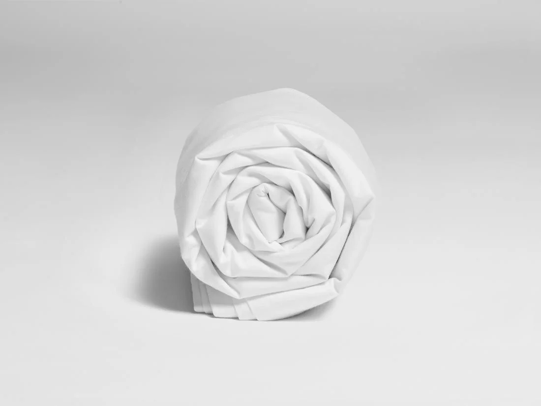 Kinderlaken percal katoen pure white