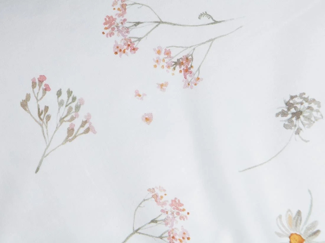 Kinderdekbedovertrek katoen satijn meadow