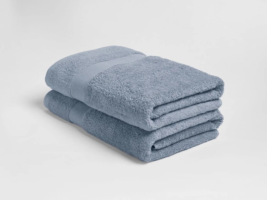 Douchelakens terry faded blue 70x140 - 2 st