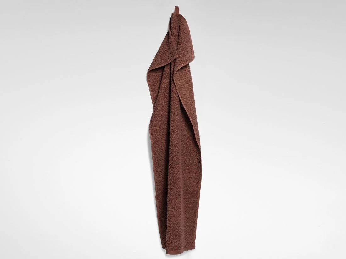 Handdoeken dots mud rose 50x100