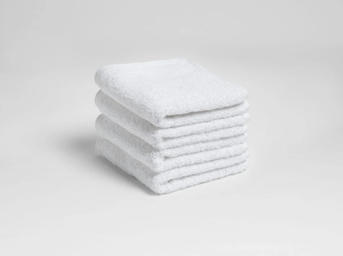 Gastendoekjes terry pure white 30x50 - 4 st