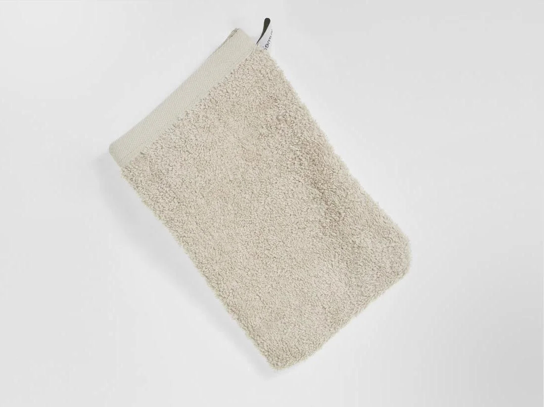 Washandjes terry white sand 15x22 - 4 st