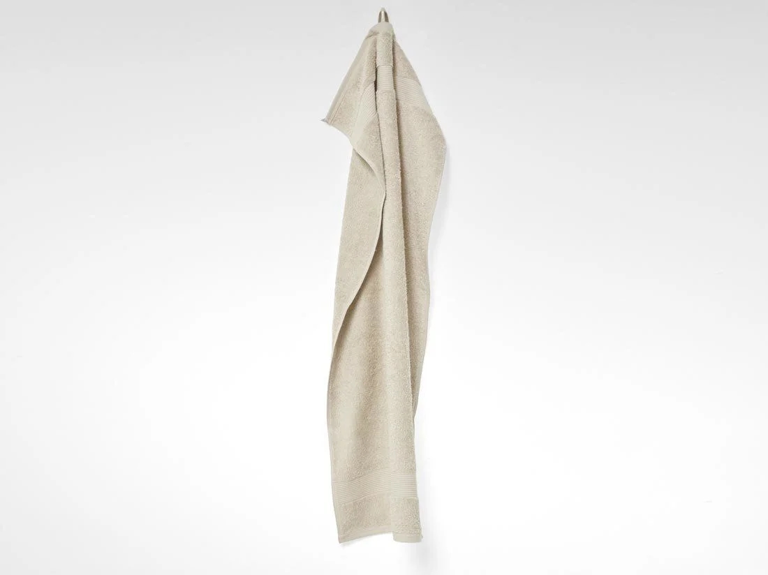 Handdoeken terry white sand 50x100