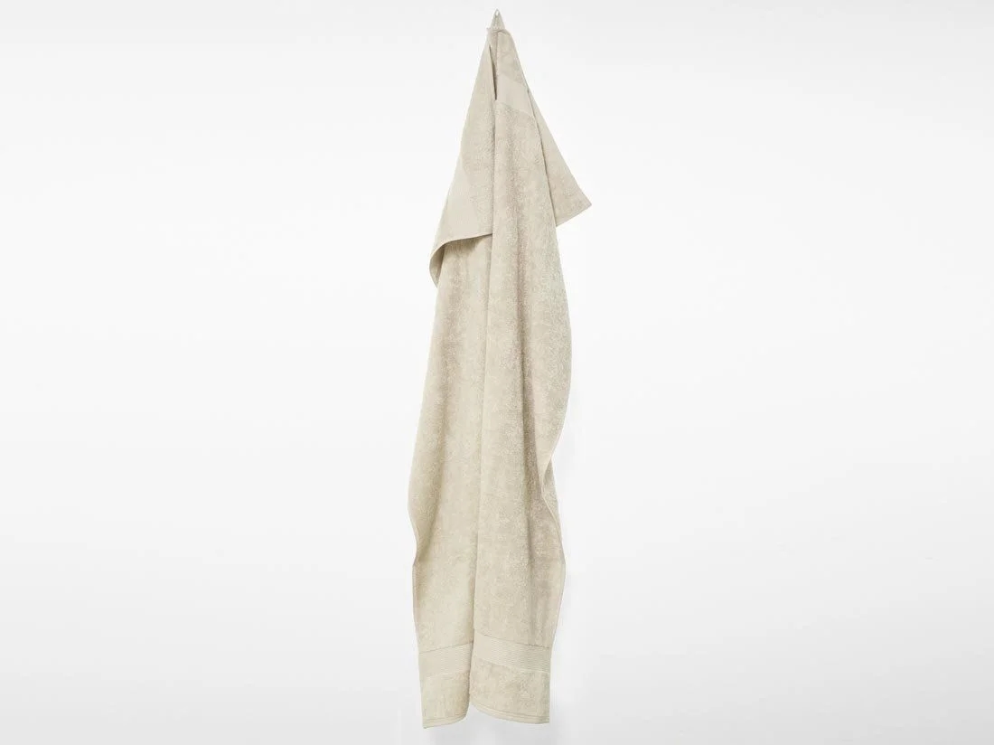 Badlaken terry white sand 100x150 - 1 st