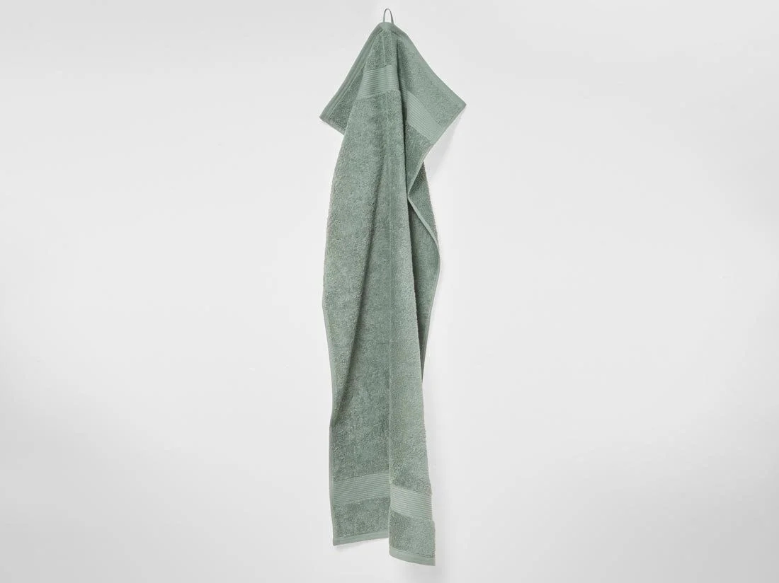 Handdoeken terry sea green 50x100