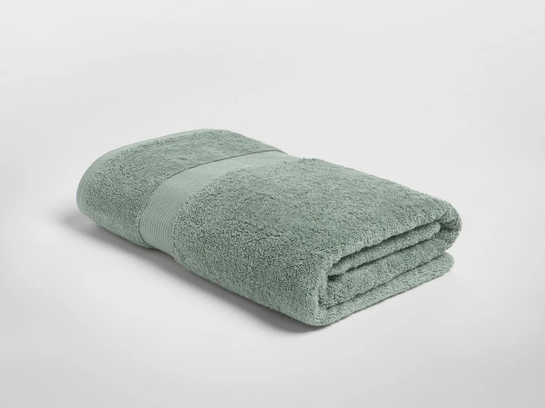 Badlaken terry sea green 100x150 - 1 st