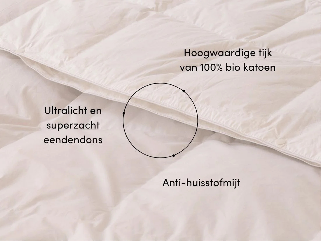 Dekbed dons lente/herfst 260x220