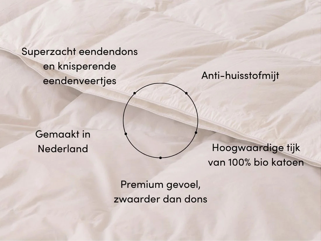 Dekbed halfdons lente/herfst 200x220