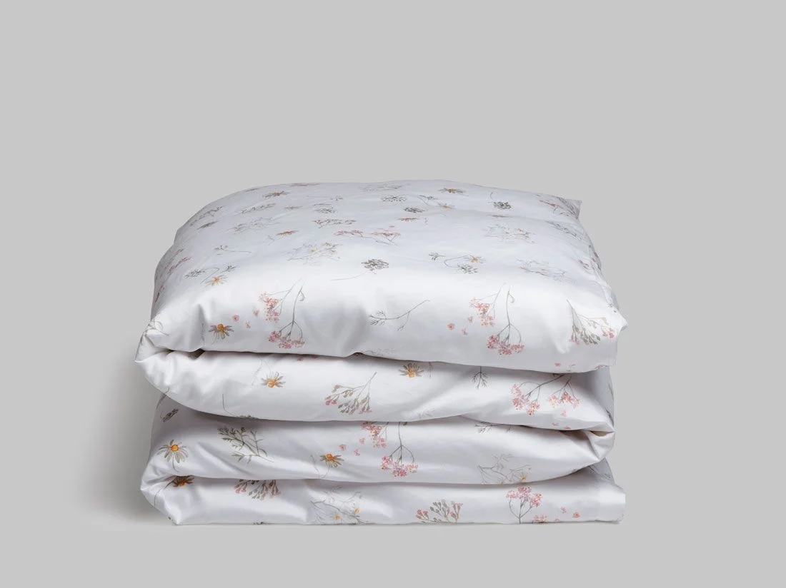 Kinderdekbedovertrek katoen satijn meadow 100x135