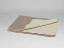 Merinowollen deken camel melange 150x220