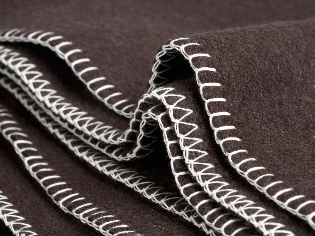 Deken yak wol dark brown