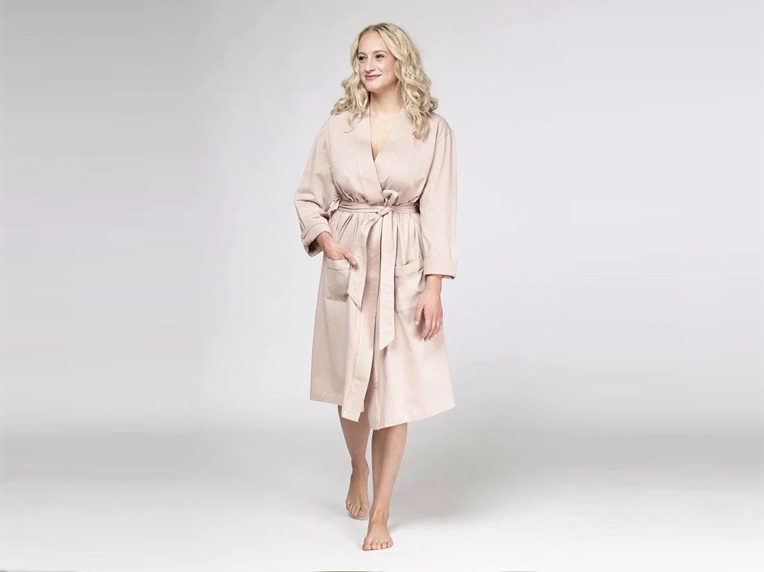 Badjas jersey vintage rose