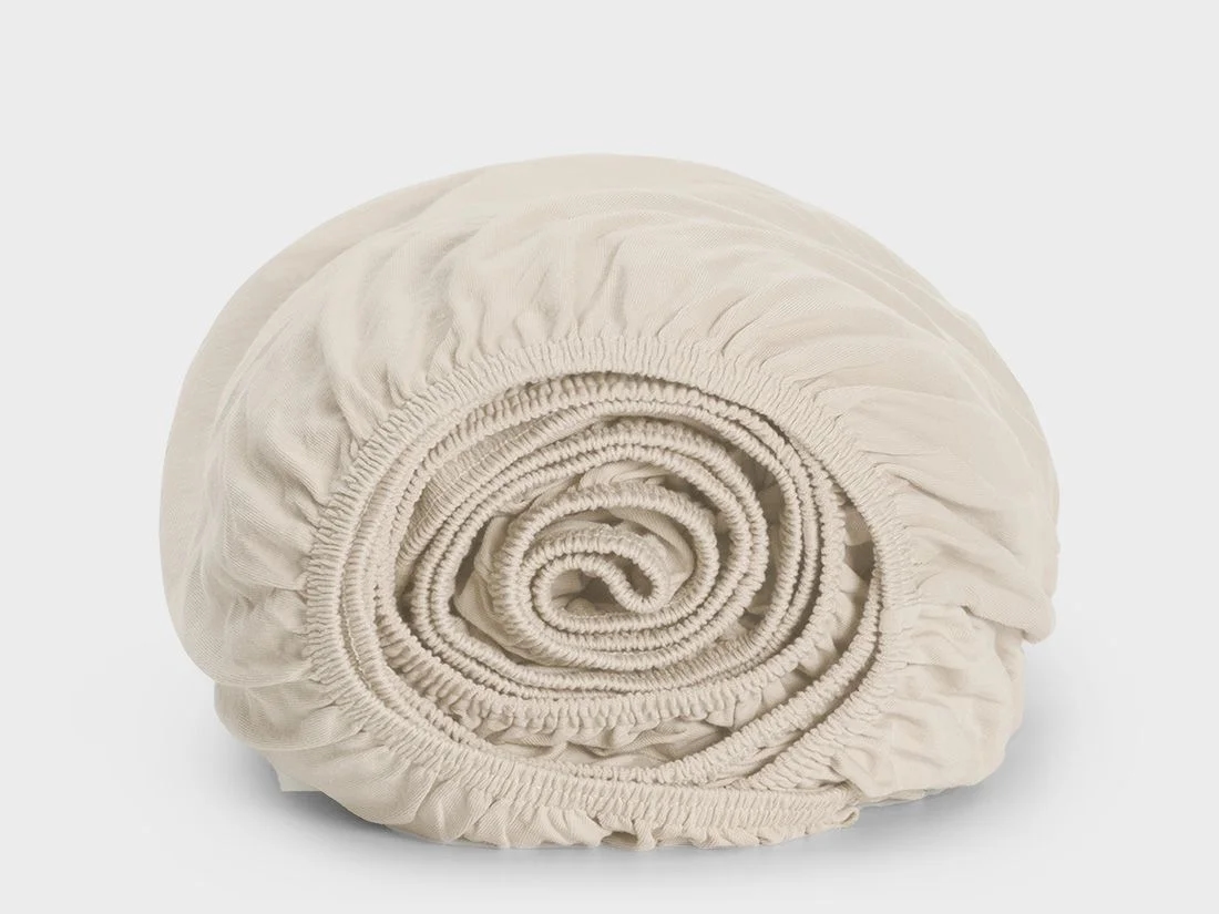 Kinderhoeslaken jersey sunrise white