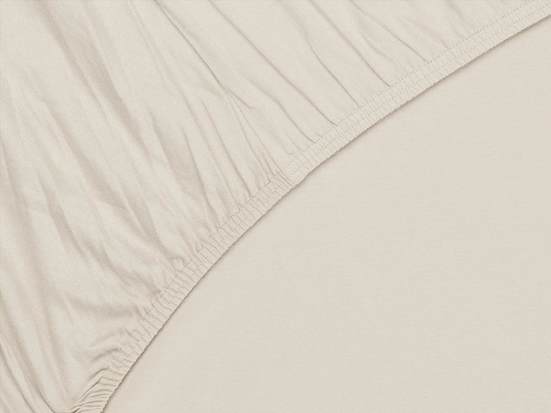 Kinderhoeslaken jersey sunrise white