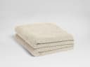 Handdoeken dots white sand 50x100