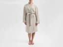 Kimono badjas gewassen linnen natural